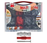 TOX Assortimento Standard Multi, Set di 336 Pezzi con Tasselli ad Espansione, Tasselli Multiuso e Viti Corrispondenti, 94901021