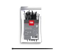 TOX Cable tie Clip, Black, UV-Resistant, for Universal use Indoors and Outdoors,