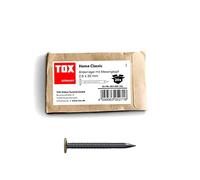Tox Chiodi per Quadri Home Classic in Acciaio Temprato con Testa in Ottone, Dimensioni 2,0 X 30 Mm, Chiodi in Acciaio per Quadri per Quasi tutti i Materiali da Costruzione, 20 Pezzi, 063600102