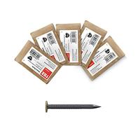 TOX Home Classic set di chiodi per quadri in acciaio temprato con testa in ottone in confezione di carta retrò, ⌀ 2,0 mm, lunghezza 20, 25, 30, 40 e 50 mm, 100 pz, 063600105