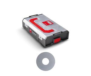 TOX L-BOXX Mini assortimento di rondelle DIN 125, regolabili individualmente, impilabili e bloccabili, incluse rondelle di diverse dimensioni, 900 pezzi, 094903200