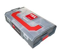 TOX L-Boxx Mini, efficace, compatta e trasparente scatola di smistamento per viti + tasselli, regolabile individualmente + impilabile, in plastica alimentare + lavabile in lavastoviglie, 094900601