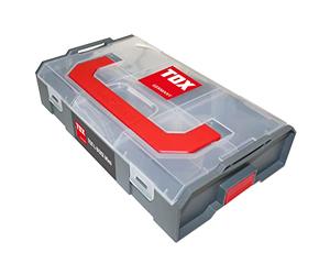 TOX L-Boxx Mini, efficace, compatta e trasparente scatola di smistamento per viti + tasselli, regolabile individualmente + impilabile, in plastica alimentare + lavabile in lavastoviglie, 094900601