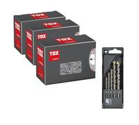 TOX Set Barracuda specifico per mattoni pieni e calcestruzzo + viti, incl. set di punte per pietra (5 pz.) per foratura a rotazione e percussione, 013909014