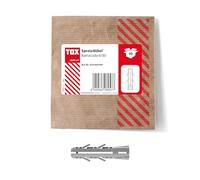 TOX Tasselli ad espansione Barracuda 6x30 mm, tasselli per mattoni pieni e calcestruzzo, valori di tenuta molto elevati, facile installazione, 10 pezzi in confezione di carta richiudibile, 013600041
