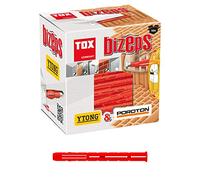 TOX tassello ad espansione parallelo Bizeps 8x90 mm, tassello ad espansione per mattoni forati e calcestruzzo cellulare, valori di tenuta estremamente elevati, 50 pezzi in una scatola, 00910015