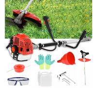toxaaiwr Decespugliatore a benzina 52CC a 2 tempi, decespugliatore a benzina 5 in 1, decespugliatore per erba resistente, decespugliatore a gas ad alta potenza, decespugliatore a benzina multifunzione