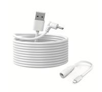 Toxaoii 13.2FT Power Adapter Plug Cavo di ricarica compatibile con Stick Up Cam 3rd/2nd Gen, Spotlight Cam Plus/Pro, Ring Pan Tilt Cam, Indoor Camera (bianco)