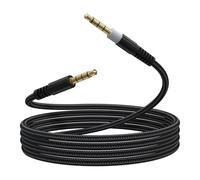 Toxaoii Cavo audio di ricambio per cuffie da gioco HyperX Cloud Alpha, Cloud Mix, per cuffie da gioco Logitech G633, G933, cavo AUX intrecciato da 3,5 mm a 3,5 mm a PC, PS5, PS4, smartphone, 1,5 m