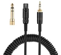 Toxaoii Cavo Audio Ricambio Aux 1,2 m Estensibile 3 m AKG Q701 K712 K240 K240S K702 K141 K171 K181 K271 MK II K241 K175 K275 K712 PRO K553 MKII M22 Cuffie a Spirale Cavo Audio 1,2 m Estensibile 3 m