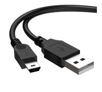 Toxaoii Cavo dati e alimentazione USB compatibile con calcolatrici Texas Instruments TI-84 Plus CE, TI 89 Titanium, TI Nspire CX II CAS, TI Nspire CX CX CAS, calcolatrice grafica caricabatterie nero
