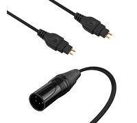 Toxaoii Cavo di ricambio bilanciato XLR a 4 pin, compatibile con cuffie HiFi Sennheiser HD650, HD660S, HD600, HD6XX, HD580, HD565, HD545, HD535, HD265, HD58X, HD 25