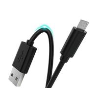Toxaoii Cavo di ricarica micro USB per torcia, compatibile con torcia tattica Streamlight 88054 88085 73301 66608 Penlight 66134 66604 66320 66133 66134 66148 (nero, 1,2 m)