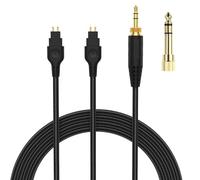 Toxaoii Cavo HD600, cavo audio, compatibile con Sennheiser HD660s, HD6xx, HD650, HD58X, HD580, HD565, HD545, HD535, cuffie 2 m (nylon intrecciato)