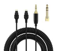 Toxaoii Cavo HD600, cavo audio, compatibile con Sennheiser HD660s, HD6xx, HD650, HD58X, HD580, HD565, HD545, HD535, cuffie (molla a spirale)
