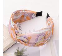 TOXI Fasce per Capelli per Donna Lato Largo Piuma Stampata Panno Multiuso Annodare Cerchio per Capelli Vogue Copricapo Accessori per Capelli da Donna