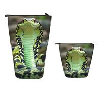 TOXOCMDKLE Astuccio telescopico di grande capacità portapenne con cani husky, astuccio per cancelleria pop up, astuccio retrattile per matite in piedi, borsa per cosmetici per forniture per ufficio