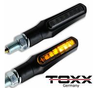 ToXx LED Mini Micro Fanalino Moto Quad Nero Tinto Piccolo Posteriore E-Approvato