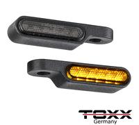 ToXx LED Moto Indicatore per Rubinetterie Forcone Forcellone Nero Tinto