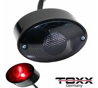 ToXx Moto Mini Luce Posteriore Luce Freno Luci Dei Freni Ovale Nero