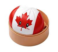 Toy Ball, Realistic Cute Bun, Soft Tool with Flag Style, Toy for Kids Teens, Fun Aid, Practical Support for Adults Soccer Fan Home School Office Travel Relaxation Holiday Celebration Event