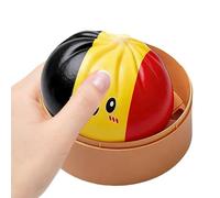 Toy Ball, Realistic Cute Bun, Soft Tool with Flag Style, Toy for Kids Teens, Fun Aid, Practical Support for Adults Soccer Fan Home School Office Travel Relaxation Holiday Celebration Event