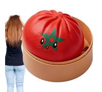 Toy Ball, Realistic Cute Bun, Soft Tool with Flag Style, Toy for Kids Teens, Fun Aid, Practical Support for Adults Soccer Fan Home School Office Travel Relaxation Holiday Celebration Event