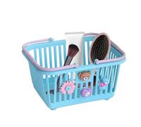Toy Basket with Handles, Adorned Storage Basket, Kids Basket for Play, Play Storage Basket, Pretend Shopping Basket, Toy Basket with 4 Adornments for Study, Children's Room