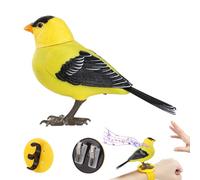 Toy Bird, Toddler Birds, Desktop Realistic, Talking Electronic, Interactive Pet Toy for Sensory Play Birthday Outdoor Room Decor Party Favors Kindergarten, Colorful Sound Feature, Educational Fun Use