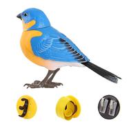 Toy Bird, Toddler Birds, Desktop Realistic, Talking Electronic, Interactive Pet Toy for Sensory Play Birthday Outdoor Room Decor Party Favors Kindergarten, Colorful Sound Feature, Educational Fun Use