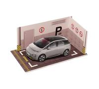 Toy Car Garage - Car Display Garage | Car Display Stand | Toy Car Parking Scene | 1/32 Scale PVC Toy Car Display Garage | Diecast Car Accessories for Car Enthusiasts Model Parking Lot for Bookshelf