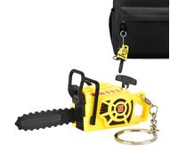 Toy Chainsaw Prank - Electric Pull Cord Small Toy for Men Boys Birthday Party | Fun Gag Tool, Lightweight Play Accessory, Portable for Daily Travel Backpack Wallet, Safe Noise Effect for Entertainment