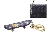 Toy Finger Skateboard - Portachiavi per auto da skateboard, giocattolo da - portachiavi da skateboard , portachiavi per auto di moda, decorazione borsa