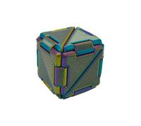 Toy, Foldable Sensory Gadget, 10.8x14.5x4.9cm/4.25x5.71x1.93 inches Deformable Stress Relief Tool, Pocket-Sized Quiet Design, Multicolor for Kids, Study, Travel, Classroom Use