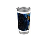 Toy Fox Terrier Cane Van Gogh Notte Stellata Bicchiere termico in acciaio inox doppia parete