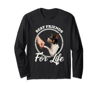 Toy Fox Terrier Dog Lover Design Bellissimo Giocattolo Fox Terrier Maglia a Manica