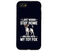 Toy Fox Terrier Resta a casa e rilassati con il mio cane Toy Fox Custodia per iPhone SE (2020) / 7/8