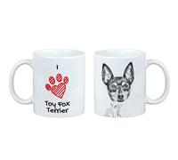 Toy Fox Terrier tazza con cane Ti amo Art-Dog