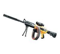 Toy Gun, Fucile da Cecchino con Sguardo Telescopico e Treppiede, Giocattolo In Schiuma Blaster con 24 Proiettili, Alimentato a Batteria Ricaricabile - Fucile Fromando Con Modalità Automatiche