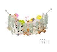 Toy Hammock, Creative Boho Organizer Room Decor, 150x40cm Plush Doll Mesh Net Bedroom Organizer - Efficient For Boys Girls Children Toddler Kids Room Bedroom Nursery Playroom Daycare