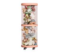 Toy Holder Organiser - Stuffed Animal Storage Tube - Dustproof Vertical Toy Storage Tubez | Vertical Toys OranizerTubes With Wheels, Stuffed Animal Doll Display Tube ToyPlush Hammock