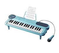 Toy Keyboard - ABS, 16.73x5.91x3.54in Microphone Game Portable | Interactive 37-Key Travel Piano Keyboard, Educational Music Instrument For Home, Classroom, Parties, Outdoor Gatherings