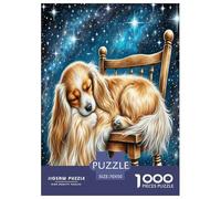 Toy Long-haired Eared Dog 1000 Pezzi Puzzle Regalo Creativo Per Il Relax Per Adulti E Bambini Dai 14 Qualità Premium Sfide Extra Divertenti Intrattenimento Creativo 70x50cm/1000pcs