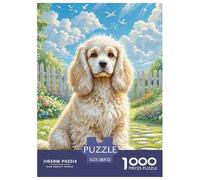 Toy Long-haired Eared Dog Puzzle Da 1000 Pezzi Per Gli Adulti Jigsaw Multicolore Moderno Gioco Familiare Regalo Amore E Amico Stampa Di Alta Qualità 52x38cm/1000pcs
