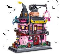 TOY PLAYER Mini Bricks Ideas Laboratorio Magico Halloween Set di mattoncini da collezione per adulti, giocattolo menta, regalo creativo per ragazzi e ragazze dai 14 anni in su (1022 pezzi)