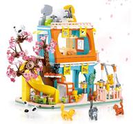 TOY PLAYER MOC Creative STEM Friends - Set di mattoncini da costruzione, regalo per ragazzi e ragazze di età compresa tra 8 e 16 anni (521 PSC)