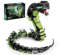 TOY PLAYER Set di mattoncini meccanici per animali horror Cobra, idea regalo per adulti, regalo di menta per ragazzi e ragazzi a partire dagli 8 anni (689 pezzi)