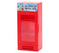 Toy Refrigerator, Simulated Cola Freezer, 4.72x2.17x1.38 Inches Desk Ornament Vending Machine Toy for Hobbyists, Boys, Girls, Daycare, Classroom, Camping, Birthday, Holidays