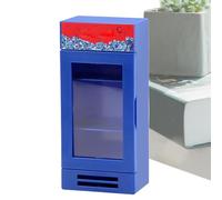 Toy Refrigerator, Simulated Cola Freezer, Desk Ornament, Vending Machine Design, 4.72x2.17x1.38 Inches Hobbyist Collectible, Boys and Girls, Daycare Play, Classroom Fun, Camping