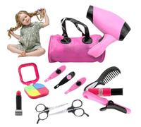 Toy Set Beauty Salon for Children - Parrucchiere giocattolo con accessori, kit di moda per lo stile, un set di luci e suoni | Gioco di ruolo con Valigetta Falsa Stazione di Trucco